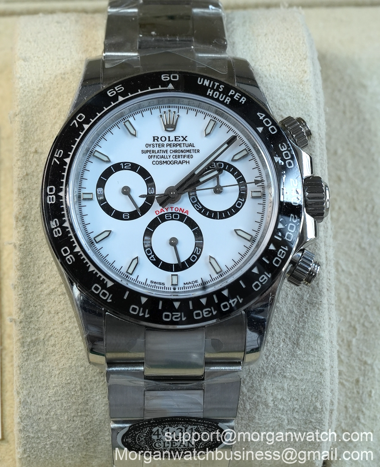 Cosmograph Daytona Panda 40mm White Dial Black Ceramic Bezel 126500LN - Image 2
