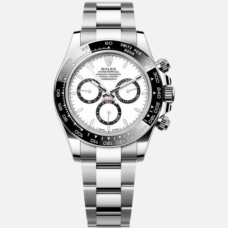 Cosmograph Daytona Panda 40mm White Dial Black Ceramic Bezel 126500LN