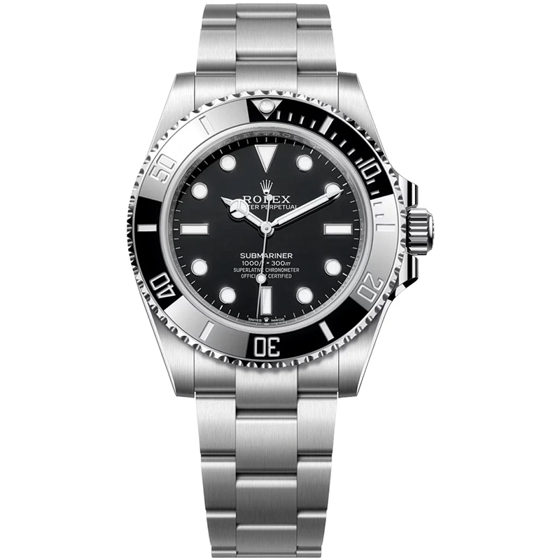Submariner No Date 41mm Black Dial Black Bezel 124060