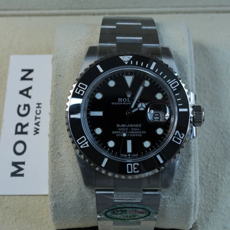 Alternative view of Submariner Date 41mm Black Dial Black Bezel 126610LN