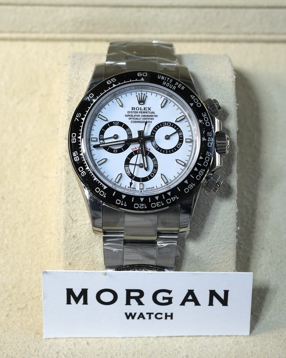 Cosmograph Daytona Panda 40mm White Dial Black Ceramic Bezel 126500LN - Image 5