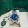 Datejust 41mm Blue Azzurro Roman Dial Fluted Bezel Oyster Bracelet 126334 - Image 4