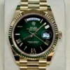 Yellow Gold President Day Date 40mm Green Roman Ombre Dial - 228238 - Image 2