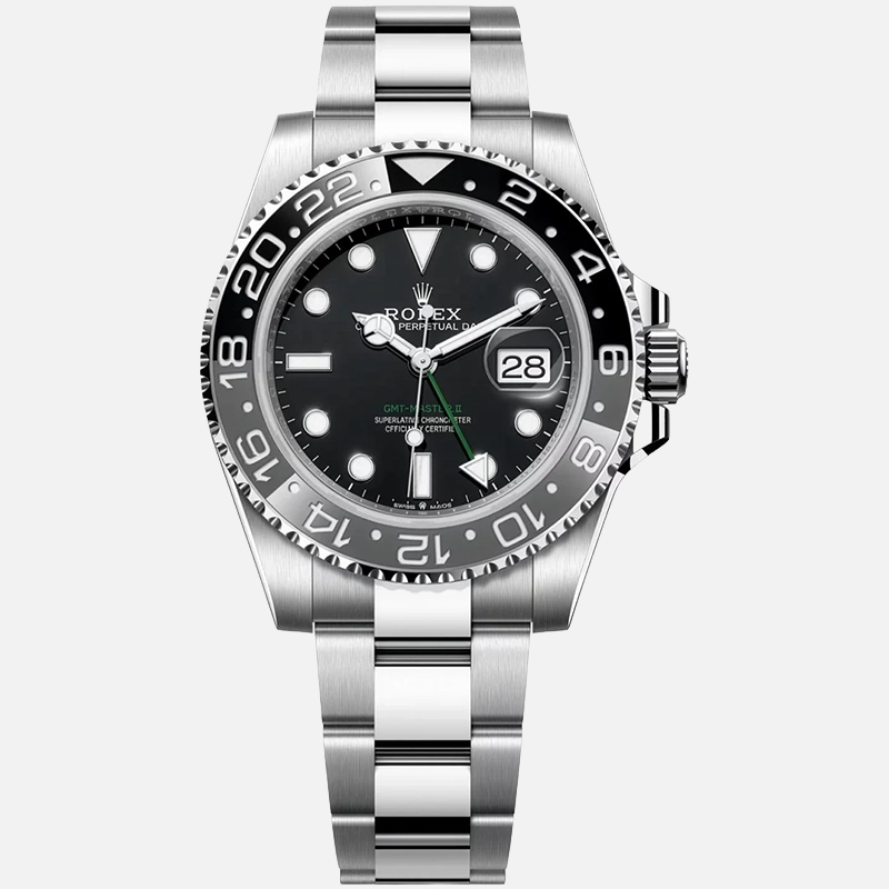GMT-Master II Bruce Wayne 40mm Black Dial Black Bezel Oyster Bracelet 126710GRNR