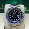 GMT-Master II Batman 40mm Black Dial Blue and Black Bezel Oyster Bracelet 126710BLNR - Image 2