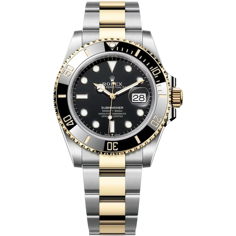 Submariner 41mm Two-Tone Yellow Gold Black Dial Black Bezel 126613LN - Image 2