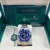 Submariner Bluesy 41mm Two-Tone Yellow Gold Blue Dial Blue Bezel 126613LB - Image 4