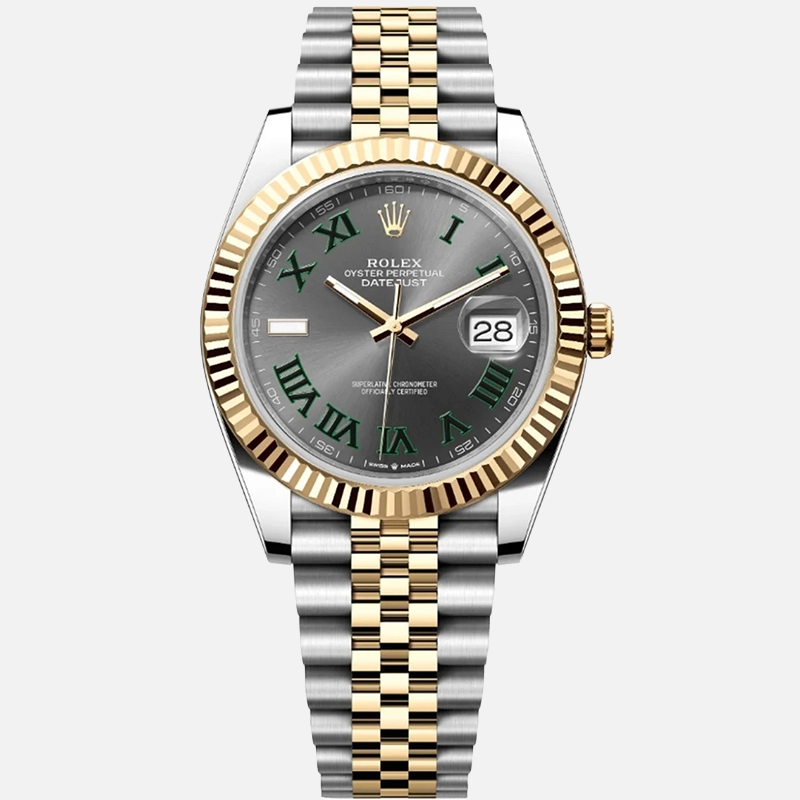 Datejust 41mm Two-Tone Yellow Gold Dial Fluted Bezel Jubilee Bracelet 126333