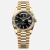 Day-Date 40mm Yellow Gold Black Index Dial - 228238