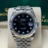 Datejust 41mm Black Diamond Dial Fluted Bezel Jubilee Bracelet 126334 - Image 2