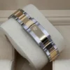 Datejust 41mm Two-Tone Yellow Gold Black Diamond Dial Fluted Bezel Oyster Bracelet 126333 - Image 4