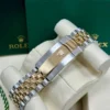 Datejust 41mm Two-Tone Yellow Gold Black Index Dial Fluted Bezel Jubilee Bracelet 126333 - Image 4