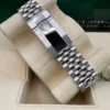Datejust 41mm Slate and Green Roman Dial Fluted Bezel Jubilee Bracelet 126334 - Image 3